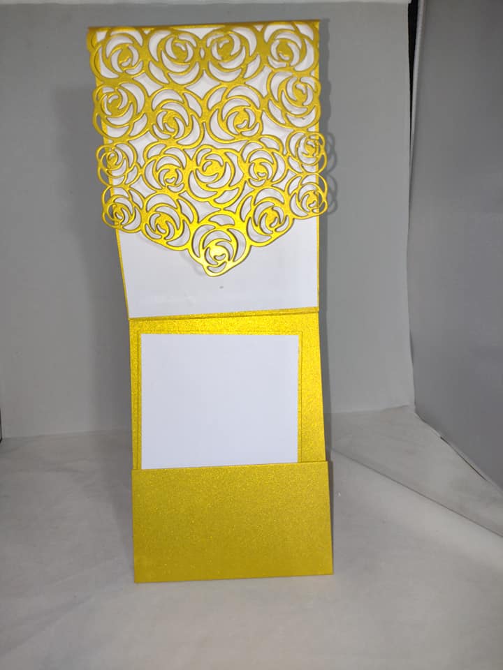 Pocket fold floral lace 4